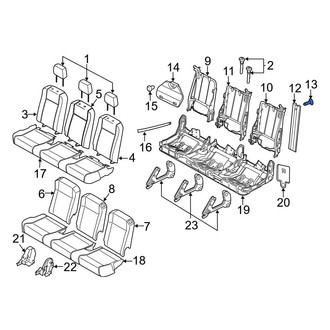 Ford OE - Seat Back Panel Clip
