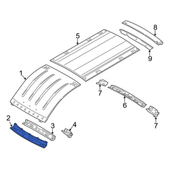 Ford OE - Front Roof Header Panel
