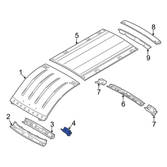 Ford OE - Front Left Roof Bow Bracket