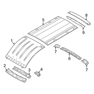 Ford OE - Roof & Components (Medium Roof)