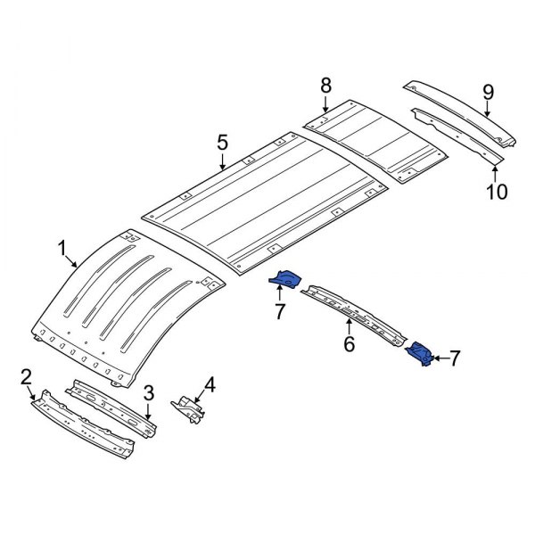 Roof Bow Bracket