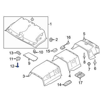 Ford OE - Sun Visor Holder Screw