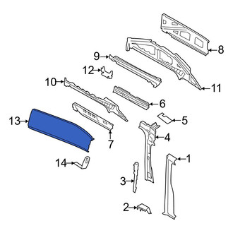Ford OE - Rear Right Quarter Panel Extension