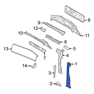 Ford OE - Right Inner Body B-Pillar