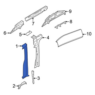 Ford OE - Left Inner Body B-Pillar