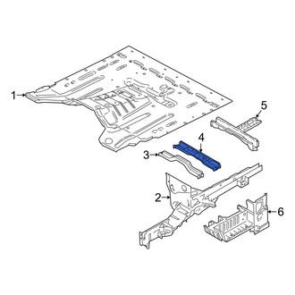 Ford OE - Front Center Floor Pan Crossmember