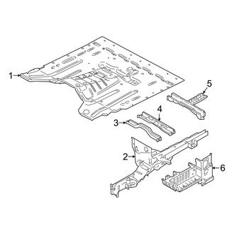 Ford OE - Pillars, Rocker & Floor - Floor & Rails