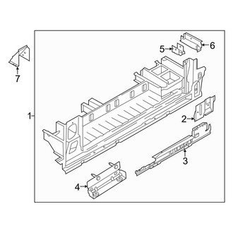 Ford OE - Pillars, Rocker & Floor - Step Assembly (Passenger Side)