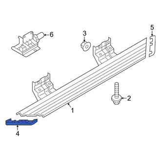 Ford OE - Front Running Board End Cap