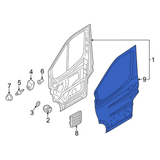 Ford OE - Front Right Outer Door Outer Panel