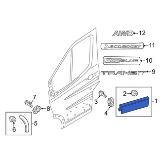 Ford OE - Front Left Door Molding