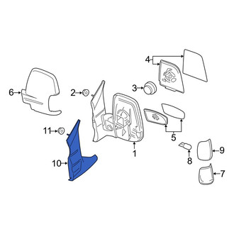 Ford OE - Front Right Door Mirror Trim Ring