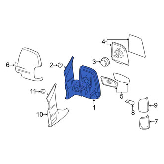 Ford OE - Front Left Door Mirror
