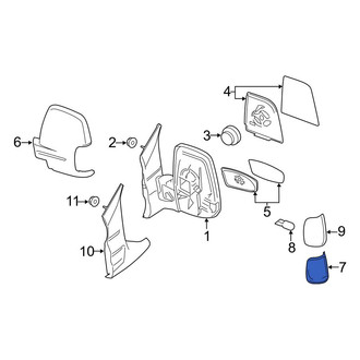 Ford OE - Front Right Lower Door Mirror Cover