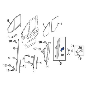 Ford OE - Right Window Motor