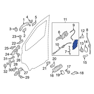 Ford OE - Door Latch Assembly