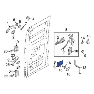 Ford OE - Front Right Inner Interior Door Handle