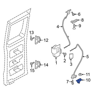Ford OE - Front Door Lock Striker Plate
