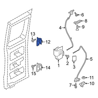 Ford OE - Front Right Upper Door Hinge