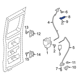 Ford OE - Front Door Lock Striker Plate