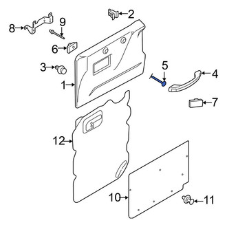 Ford OE - Front Interior Grab Bar Bolt