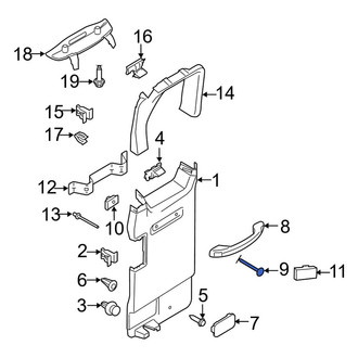 Ford OE - Front Interior Grab Bar Bolt