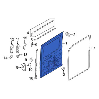 Ford OE - Right Door Shell