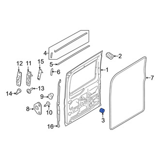Ford OE - Right Lower Sliding Door Stop Bumper