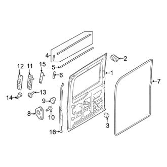 Ford OE - Side Loading Door - Door & Components (Sliding)