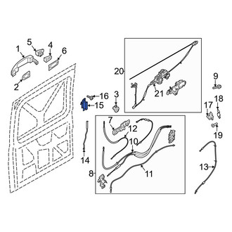 Ford OE - Inner Sliding Door Handle