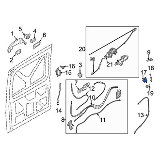 Ford OE - Sliding Door Striker