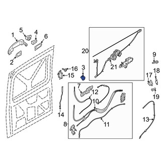 Ford OE - Front Left Door Lock Cylinder