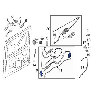 Ford OE - Right Sliding Door Latch