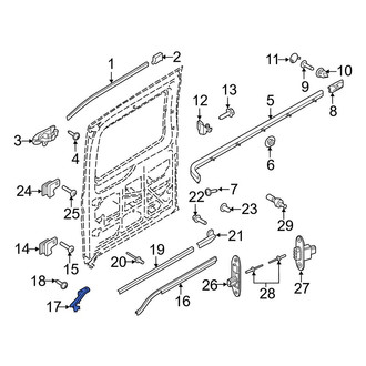 Ford OE - Right Lower Sliding Door Roller