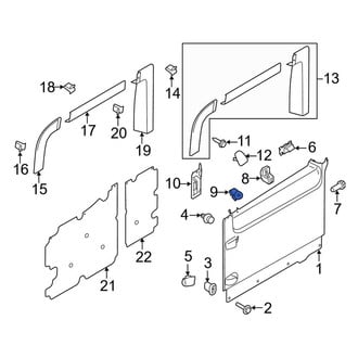 Ford OE - Right Door Interior Trim Panel Grommet