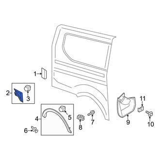 Ford OE - Rear Right Side Body Panel Molding
