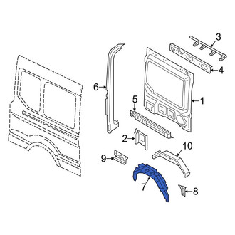 Ford OE - Rear Right Outer Wheel Housing Side Panel