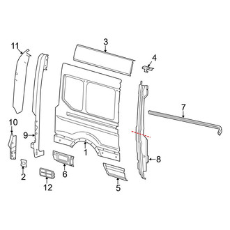 Ford OE - Side Panel & Components (Passenger Side)