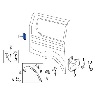 Ford OE - Rear Right Body Trim Molding