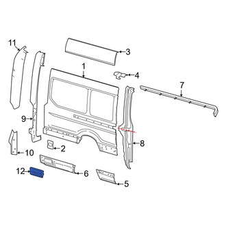 Ford OE - Rear Left Quarter Panel Vent