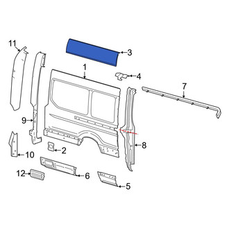 Ford OE - Rear Right Upper Quarter Panel Extension