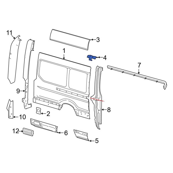 Quarter Panel Extension Bracket