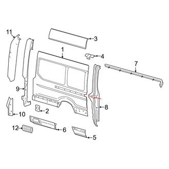 Ford OE - Side Panel & Components (Passenger Side)
