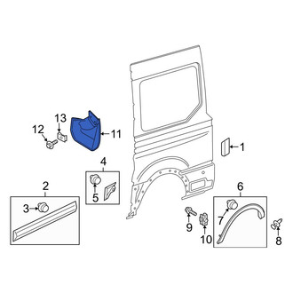 Ford OE - Rear Left Mud Flap