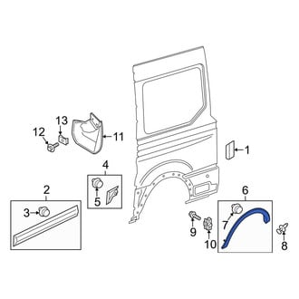Ford OE - Rear Left Wheel Arch Molding