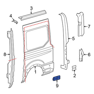 Ford OE - Rear Left Quarter Panel Vent