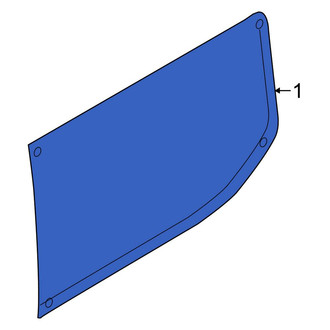 Ford OE - Rear Left Rearward Quarter Glass