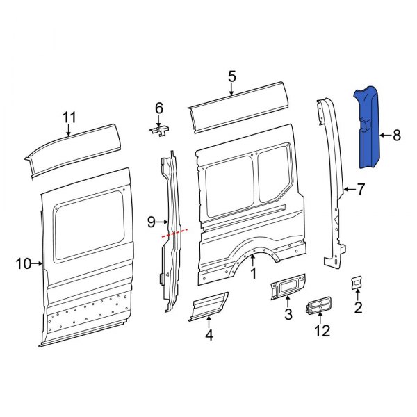 Body D-Pillar