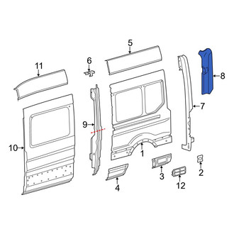 Ford OE - Left Outer Body D-Pillar