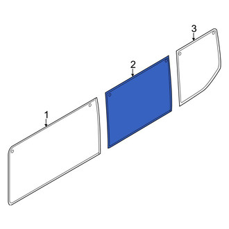 Ford OE - Rear Left Forward Quarter Glass